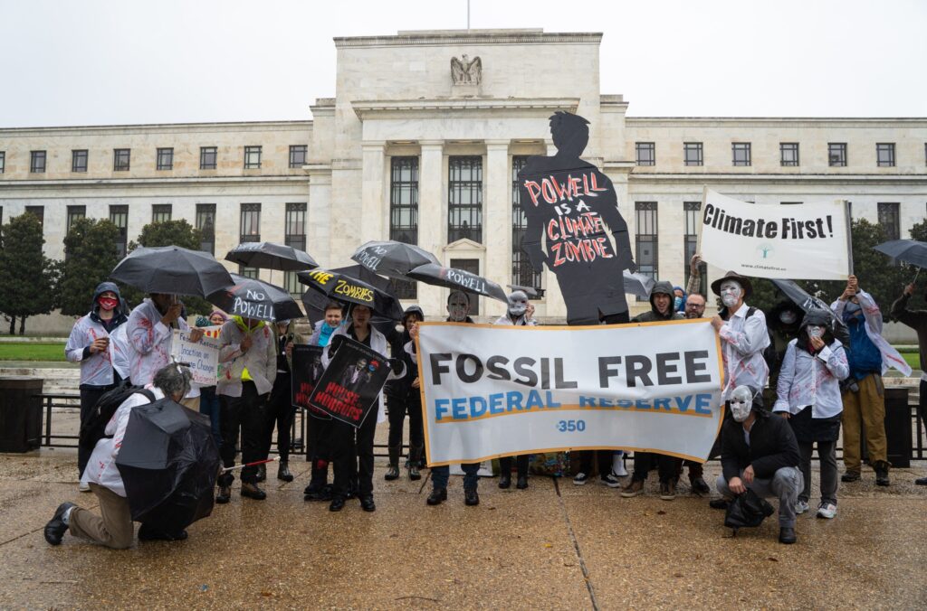 Event: Americans for Financial Reform and Allies Protest Fed Chair Powell Sleepwalking on Climate Chaos, Racial Inequality, and Wall Street greed