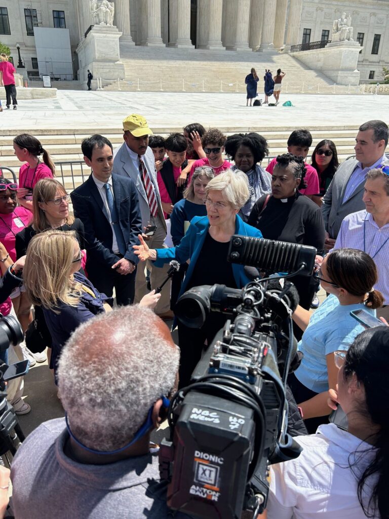 Event: Senator Warren, AFR, Celebrate Victory in CFPB Case on Supreme Court Steps