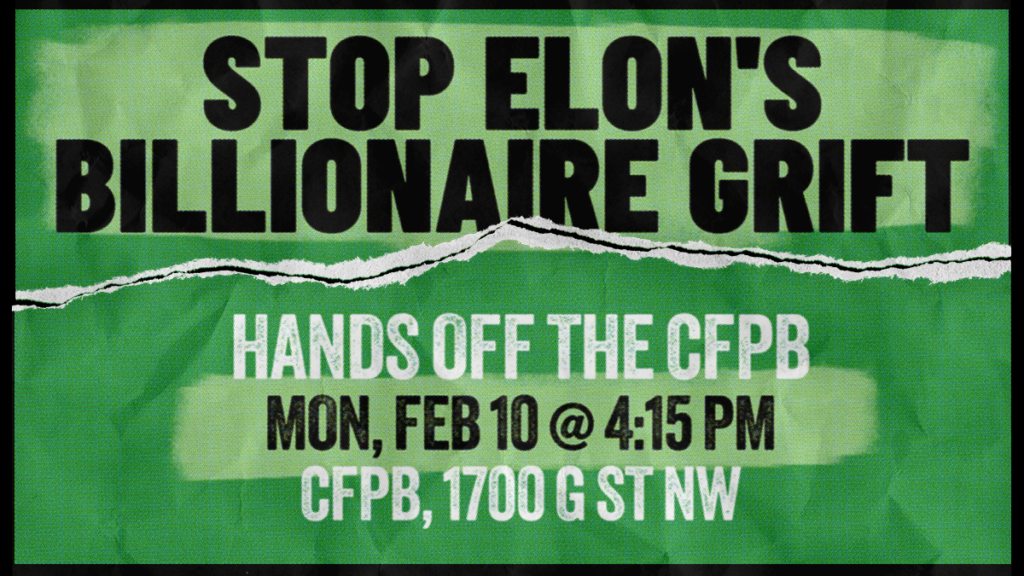 News Release: Rally With Waters, Warren to Defend CFPB