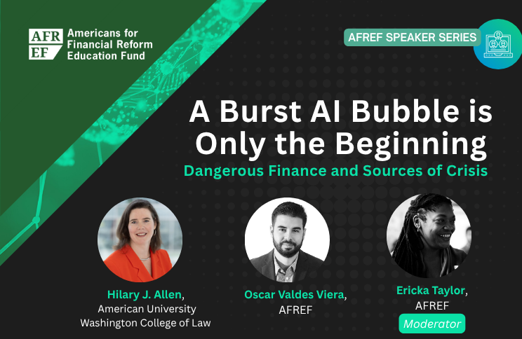 AFREF Speaker Series: A Burst AI Bubble is Only the Beginning